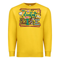 Lemon Dental life leopard frame Premium Sweatshirt - LillyAllenDesigns