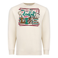 Sandshell Dental life leopard frame Premium Sweatshirt - LillyAllenDesigns
