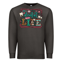 Smoke Dental life leopard frame Premium Sweatshirt - LillyAllenDesigns