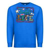 True Royal Dental life leopard frame Premium Sweatshirt - LillyAllenDesigns