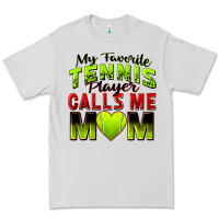 Dove Grey my favorite tennis player calls me mom Premium Tee - Zillion Design Studio