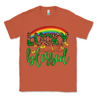 Copper Western St. Patrick's Rainbow Lucky And Blessed Classic Tee - Artiststas