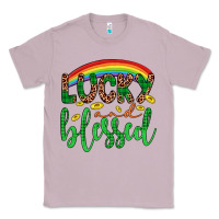 Lilac Western St. Patrick's Rainbow Lucky And Blessed Classic Tee - Artiststas