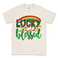 Natural Western St. Patrick's Rainbow Lucky And Blessed Classic Tee - Artiststas