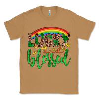 Toasted Coconut Western St. Patrick's Rainbow Lucky And Blessed Classic Tee - Artiststas