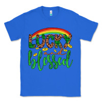True Royal Western St. Patrick's Rainbow Lucky And Blessed Classic Tee - Artiststas