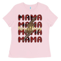 Bubblegum Pink wrestling mama Ladies Tee - MaliasSmallBusiness