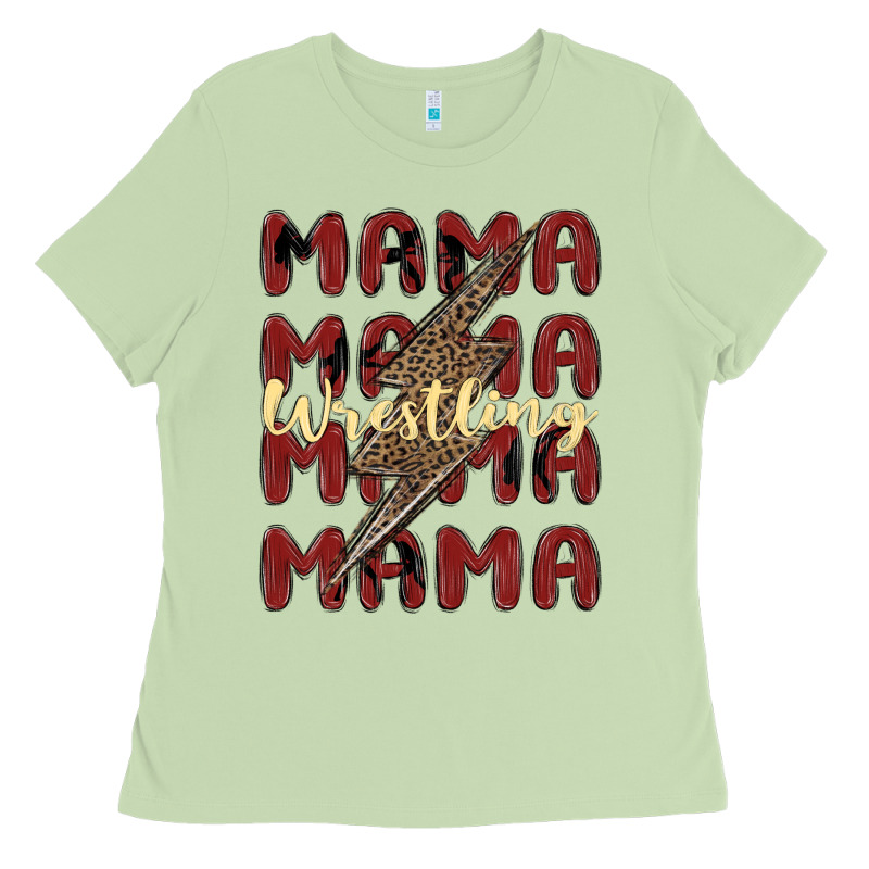 Wrestling Mama Ladies Tee by MaliasSmallBusiness | Teevron