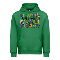 Emerald bead up bitches its mardi gras Urban Hoodie - CowGirlArtShop