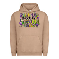 Pigment Burro bead up bitches its mardi gras Urban Hoodie - CowGirlArtShop