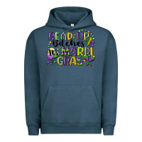 Pigment Midnight Navy bead up bitches its mardi gras Urban Hoodie - CowGirlArtShop