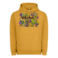 Pigment Peanut Butter bead up bitches its mardi gras Urban Hoodie - CowGirlArtShop