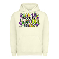 Pigment Pistachio bead up bitches its mardi gras Urban Hoodie - CowGirlArtShop