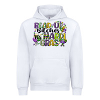 White bead up bitches its mardi gras Urban Hoodie - CowGirlArtShop