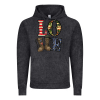 Vintage Black loce army Vintage Hoodie - CowhideDigitalArt