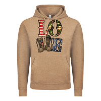 Vintage Coffee loce army Vintage Hoodie - CowhideDigitalArt