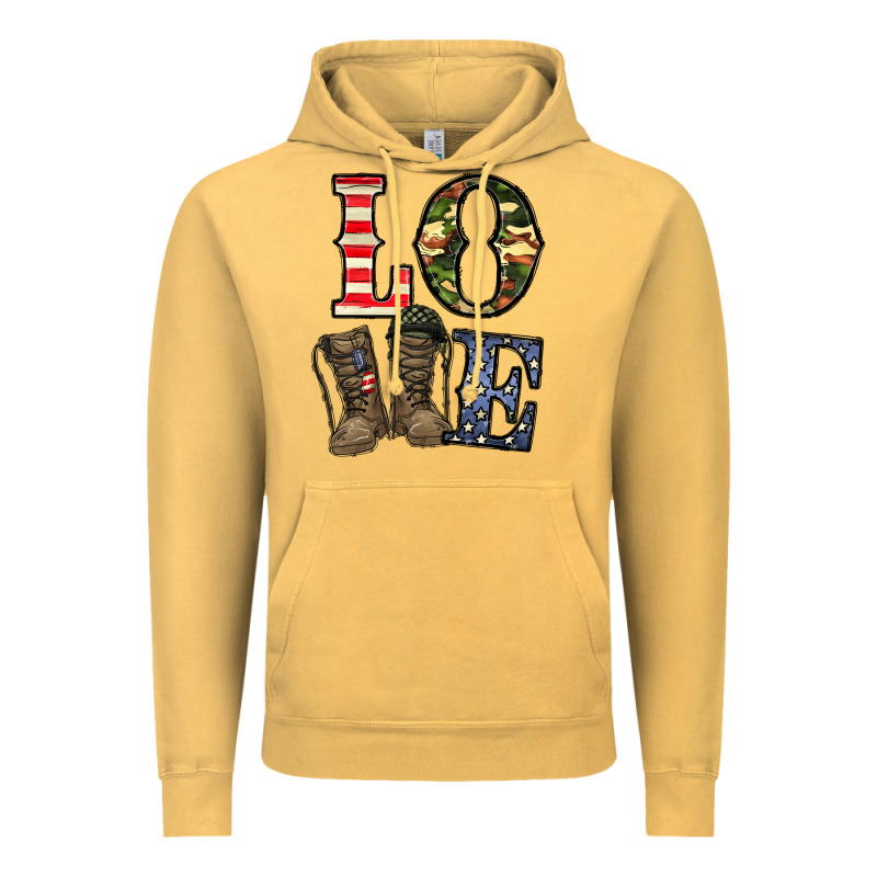 Loce Army Vintage Hoodie by CowhideDigitalArt | Teevron