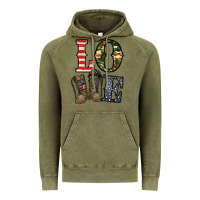 Vintage Olive loce army Vintage Hoodie - CowhideDigitalArt