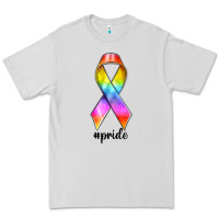 Dove Grey pride ribbon Premium Tee - texasbilliewilder
