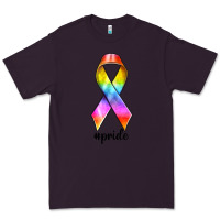 Plum pride ribbon Premium Tee - texasbilliewilder
