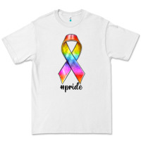 White pride ribbon Premium Tee - texasbilliewilder