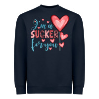 Navy i'm a sucker for you Heavyweight Sweatshirt - JahusDesignShop