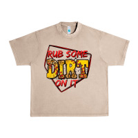 French Oak rub some dirt on it softball Urban Heavy Tee - Jasminsmagicworld
