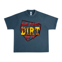 Midnight Navy rub some dirt on it softball Urban Heavy Tee - Jasminsmagicworld