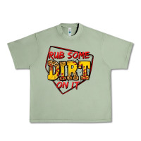 Oil Green rub some dirt on it softball Urban Heavy Tee - Jasminsmagicworld