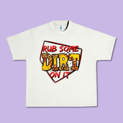 Rub Some Dirt On It Softball Urban Heavy Tee Designed By Jasminsmagicworld