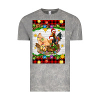 Cloud Rock Christmas coop animals Vintage Tee - Artiststas
