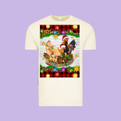 Christmas Coop Animals Vintage Tee Designed By Artiststas