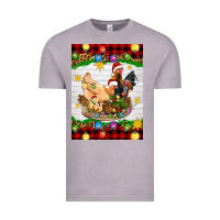 Vintage Zinc Christmas coop animals Vintage Tee - Artiststas