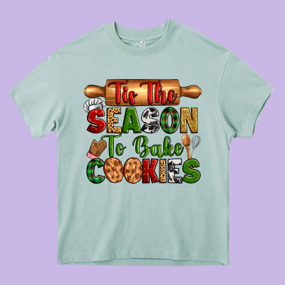 Tih The Season To Bake Cookies Heavy Core Tee Designed By Zillion Design Studio