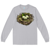 Moon Dust Bird Nest With Eggs Long Sleeve Tee - LillyAllenDesigns