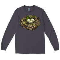 Smoke Bird Nest With Eggs Long Sleeve Tee - LillyAllenDesigns