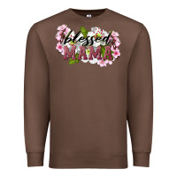 Chestnut Blessed Mama Premium Sweatshirt - LillyAllenDesigns