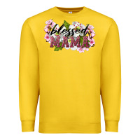 Lemon Blessed Mama Premium Sweatshirt - LillyAllenDesigns