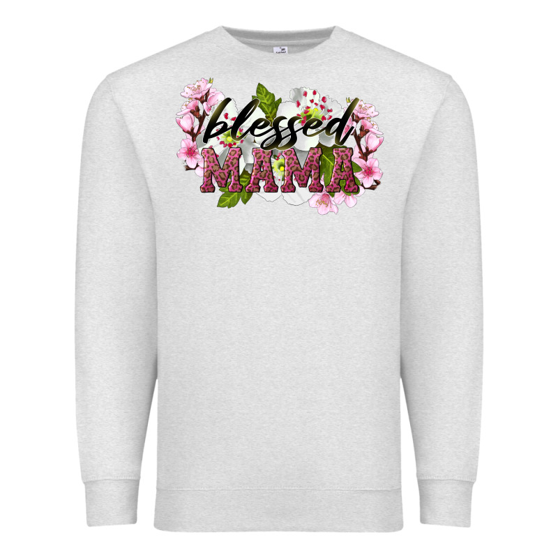 Blessed Mama Premium Sweatshirt by LillyAllenDesigns | Teevron