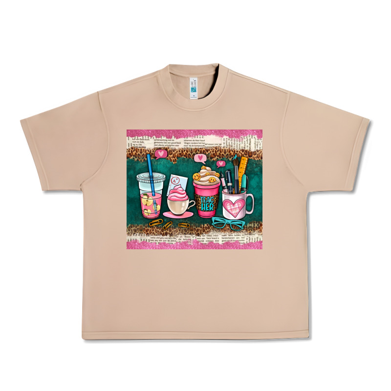 Teacher Coffee Cups Urban Heavy Tee by AdoDesignShop | Teevron