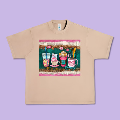 Teacher Coffee Cups Urban Heavy Tee Designed By Adodesignshop