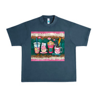 Midnight Navy teacher coffee cups Urban Heavy Tee - AdoDesignShop
