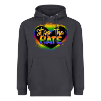 Smoke stop the hate pride lgbtq heart Heavyweight Hoodie - LillyAllenDesigns