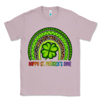 Lilac Happy St. Patrick's Day Shamrock Rainbow Classic Tee - Artiststas