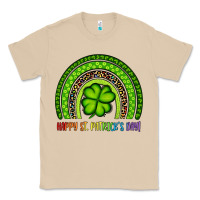 Mushroom Happy St. Patrick's Day Shamrock Rainbow Classic Tee - Artiststas