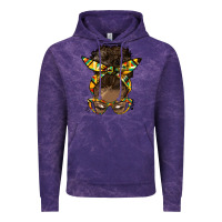 Cloud Purple afro bun Vintage Hoodie - HRA Design Shop