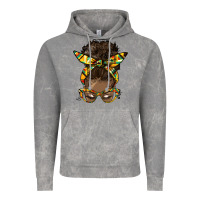 Cloud Rock afro bun Vintage Hoodie - HRA Design Shop