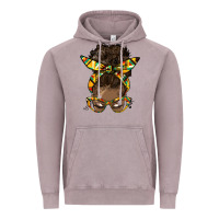 Vintage Zinc afro bun Vintage Hoodie - HRA Design Shop
