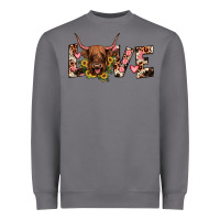 Storm highland cow love Heavyweight Sweatshirt - JahusDesignShop