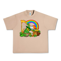 Burro st patricks day  rainbow shamrocks Urban Heavy Tee - AdoDesignShop
